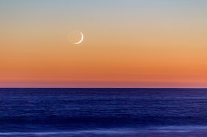 Edge of Nightfall, Pacific Horizon. Emma Woods State Park, CA. 2014 by David Gardner