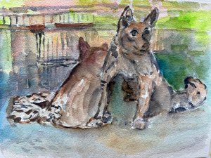 Watching Over the Fox River by Carol Sturz