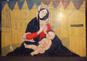 jesusandmaryinpari2 by gary mitchell (2017)