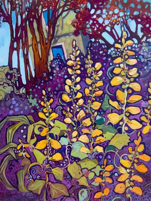 Yellow Flowers Summer Day by Judy Hodge (2026)