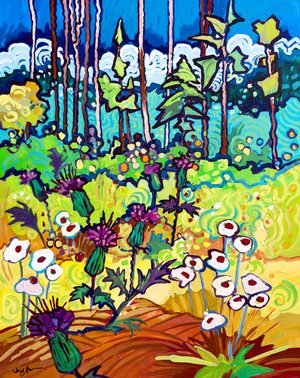 Meadow with Thistle by Judy Hodge (2023)