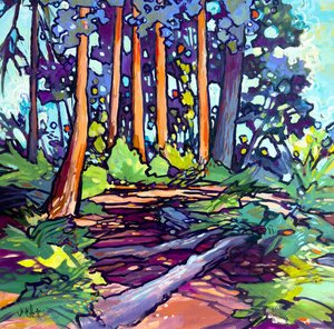 Walk in the wood by Judy Hodge (2023)