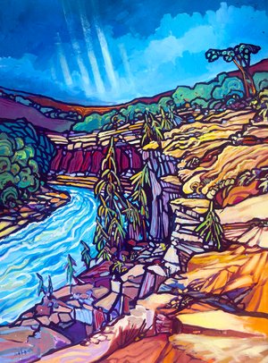 Rain's Coming, Letchworth by Judy Hodge (2026)