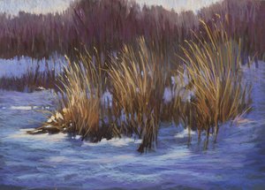 Penfield_J_Grasses in Winter Light by Jane Penfield