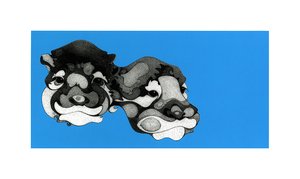 Block Head Series - Otters by Kathleen Zimmerman (2018)