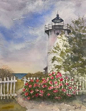 EastChop  Lighthouse MV by Christine Sniadach