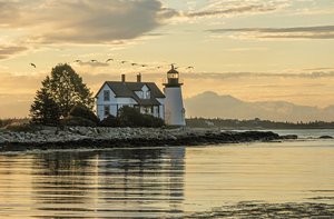 Tom Ouellette_Prospect Harbor Light by Tom Ouellette