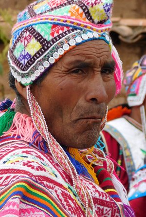 Pegi Shea_Amaru Drummer, Pisaq, Peru by Pegi Deitz Shea