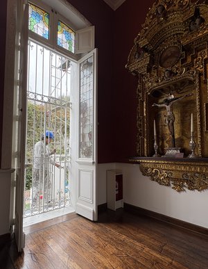 Pegi Shea_Whitewashing, Museum Pedro de Oasma, Lima by Pegi Deitz Shea