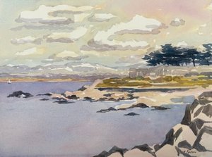 Monterey Clouds by Nancy Partovi