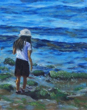 Girl by the Sea by Rebecca Boyd Anderson (2022)