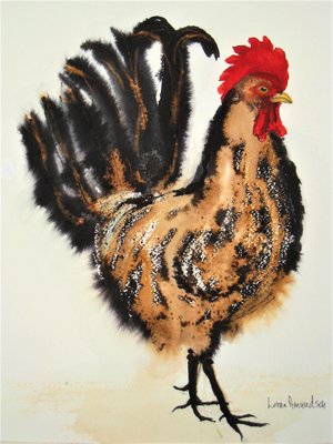 Rooster Confident 2 by Lorna Amundson