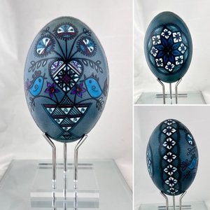 Tree of Life Emu Pysanka by Basia Andrusko (2025)