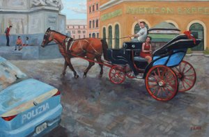 Blue Buggies by William Noonan