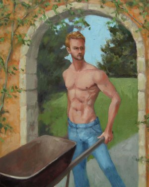 Through a Garden Archway by William Noonan
