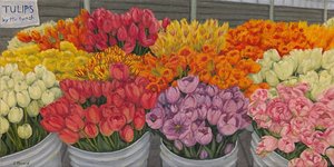 Pike Place Market Blooms by Carrie Howard