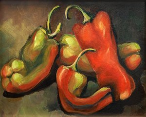 Peppers by Maria Morales