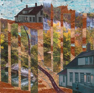 Abrams_Laura_FromHeretoThereDreamscape_12 x 12 x 1_2023 by Laura Abrams (2023)