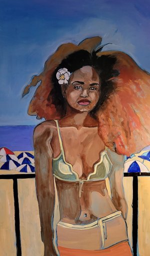 A Day at the beach  by Charlene Avery (2023)