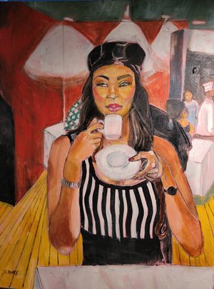 The Café  by Charlene Avery (2023)