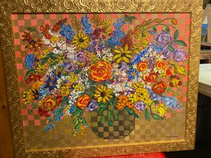 Checkerboard homage to M. Elizabeth Price by JoAnn Goodwin