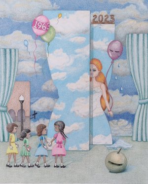 Two Cynthias, Two Carols  by Carol Hutcherson (2023)