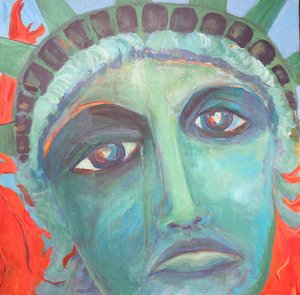 Lady Liberty All Aflame by Nancy Librett (2026)