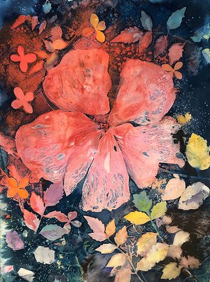 Cratsley_Rose Mallow and Holly by Cynthia Cratsley (2025)