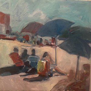 Cape May sands by SIVIA BRAUNSTEIN