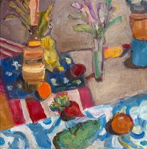 RED, WHITE AND GRAPES by SIVIA BRAUNSTEIN (2026)