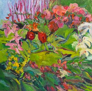 FOUR DAHLIAS by SIVIA BRAUNSTEIN (2026)