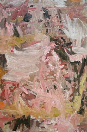 Woman in a Pink Storm by Martine Kasmin (2025)