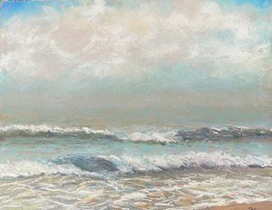 Mist on Nauset Beach, Orleans by Joyce Guariglia