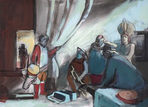 Behind the Curtain 2026 13x17  3 by Lance Paull (2026)