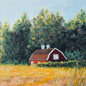 Barn at 4:40      Sold  by Joan Foley (2025)