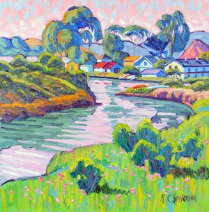 The Inlet 30x30 by Ken Christensen