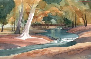 Creek Bridge by Jan French (2025)