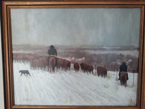 cattle drive by Richard Mahr (2019)