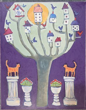 Dice, Birds & Cats by Rosalie Waranius Vass (2021)