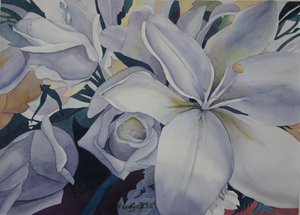 White Flowers by Pamela Leggate (2026)