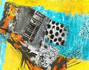 HARDIE_DENISE_TEXTURED FUSION-BRILLANT__Acrylic_20X16_700 by Denise Hardie (2024)