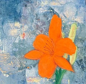 HARDIE_DENISE_TANGELO BLOOM IN THE MIST_Acrylic_10x10_ 300 by Denise Hardie (2026)