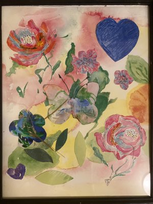 Flower collage by Nancy Barth