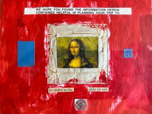 Mona in a Red Room by Nowlin Haltom