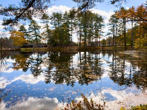 Wendy Fulginiti_Sturbridge Village Cloudy Reflections by Wendy Fulginiti