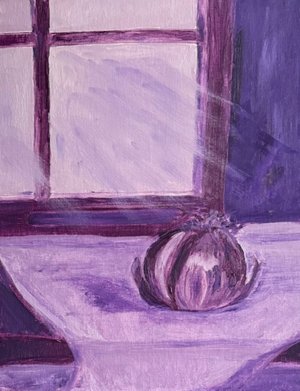 Onions dream in violet by Catherine Kolecki (2026)
