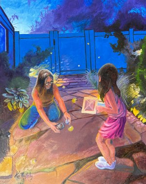 Catching Fireflies by Ann May Kelly