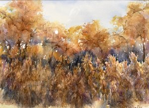 Corn Schock Harvest by Cynthia Ray (2025)