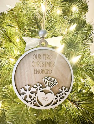 Engaged Ornament by Erin McKelvey