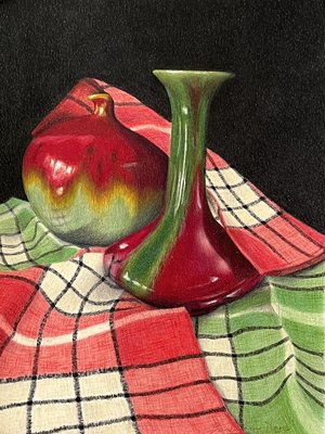 Red and Green Vases by Barbara Dove (2024)